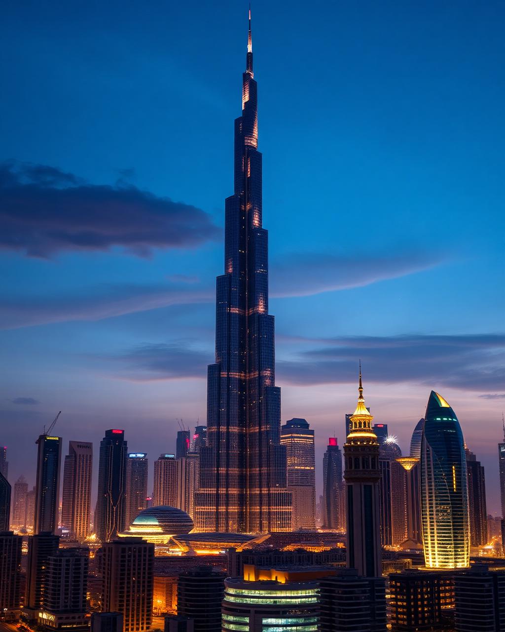 Dubai — Burj Khalifa & Downtown skyline